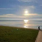 公寓 Mit Meerblick Und Grosser Loggia - Direktzugang Zur Nordsee 威廉港