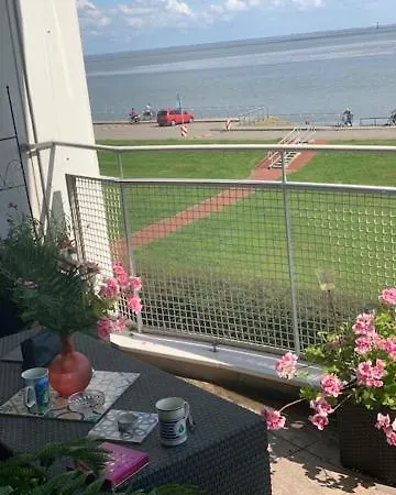 Mit Meerblick Und Grosser Loggia - Direktzugang Zur Nordsee Apartment *