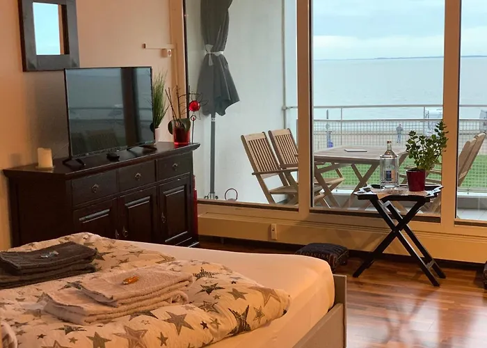 Mit Meerblick Und Grosser Loggia - Direktzugang Zur Nordsee Wilhelmshaven
